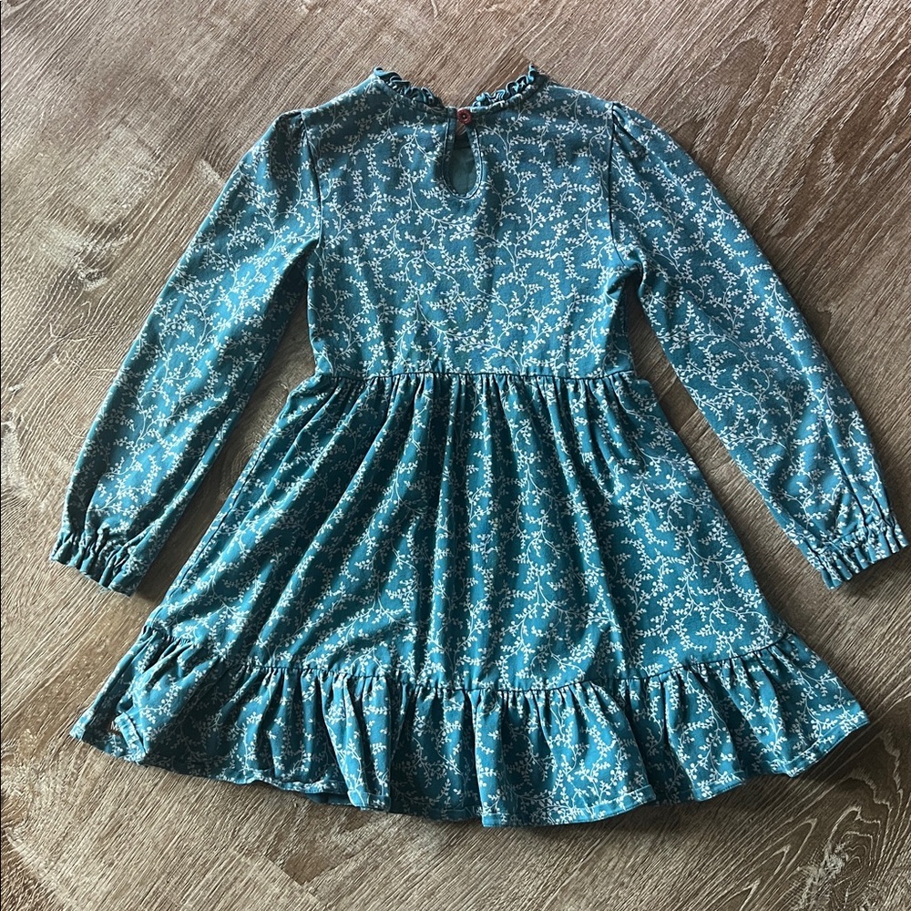 Matilda Jane Just Imagine Zoey Girls Floral Smocked Dress size 6 - Picture 5 of 6